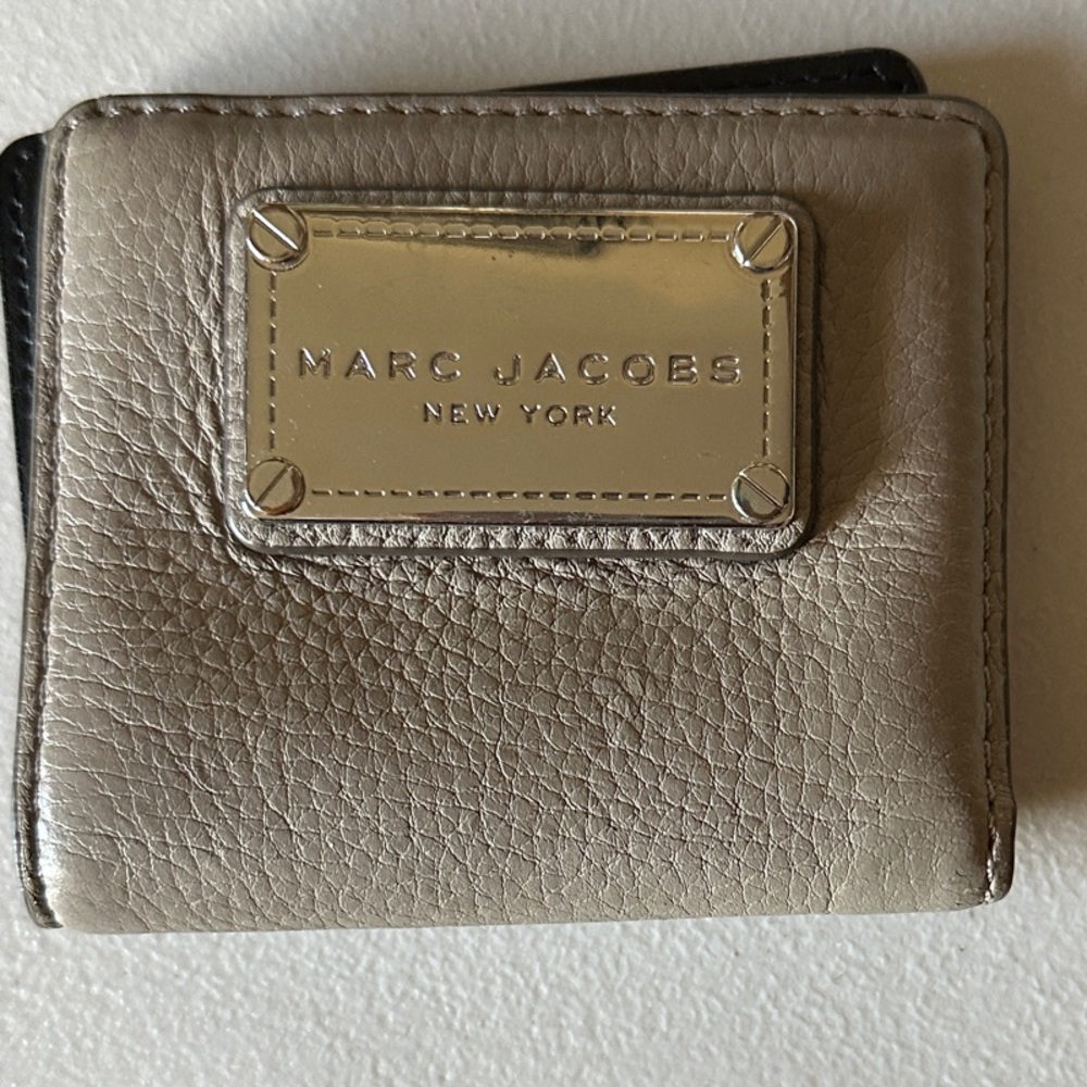 Marc Jacobs Metallic Leather Wallet